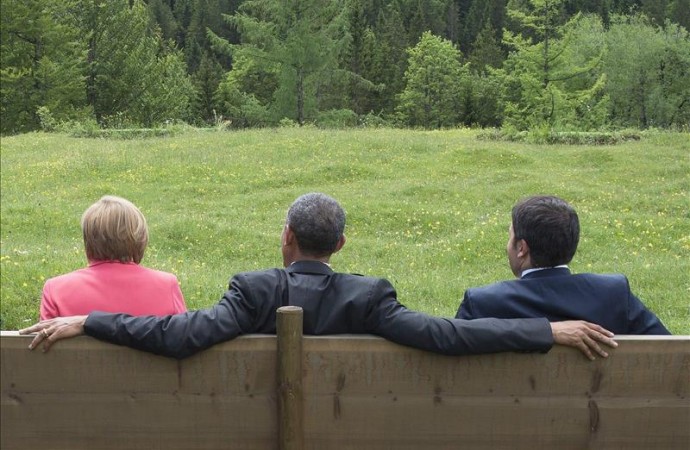 El G7 se reivindica frente a Rusia y se compromete frente el cambio climático