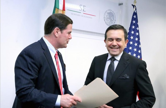 Gobiernos de México y Arizona buscan estrechar lazos económicos y comerciales