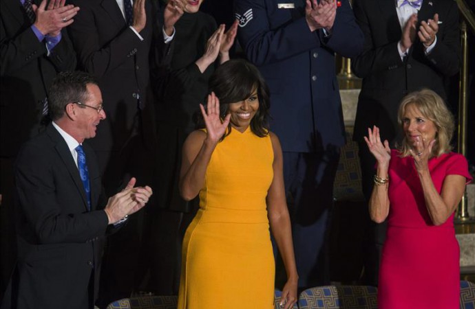 Agotado el vestido que lució Michelle Obama durante el discurso de su marido