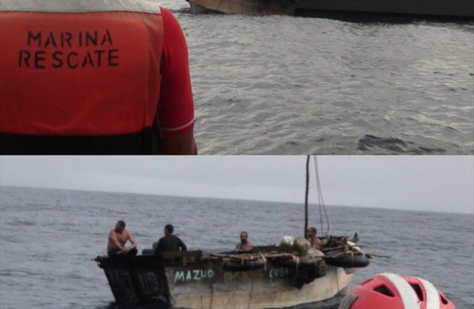 Guardia Costera repatría a 169 cubanos interceptados en el mar
