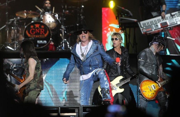 Guns N’ Roses actuarán dos veces en Las Vegas antes del festival Coachella