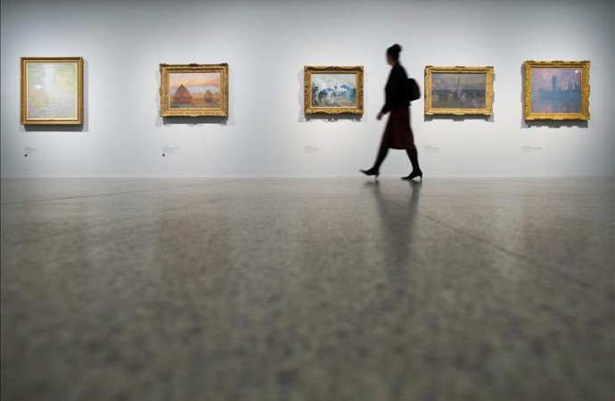 Obras de Monet y Cézanne para ilustrar el impresionismo en el Caribe