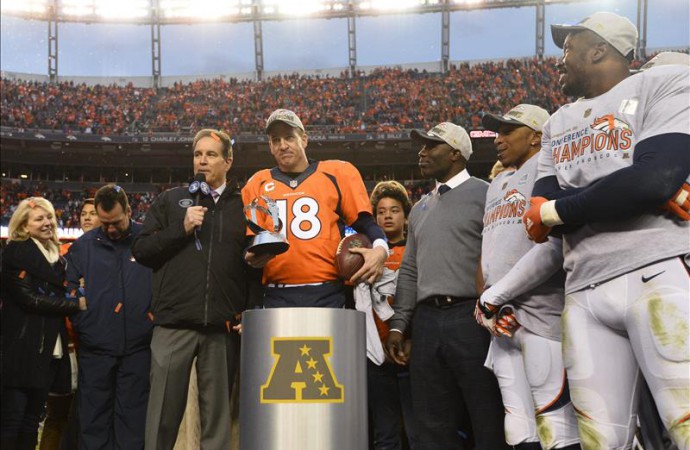 20-18. Peyton Manning y la defensa ponen a los Broncos en el Super Bowl 50