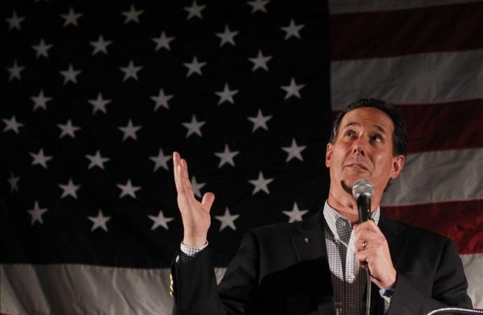 El exsenador Rick Santorum anuncia su precandidatura republicana para 2016