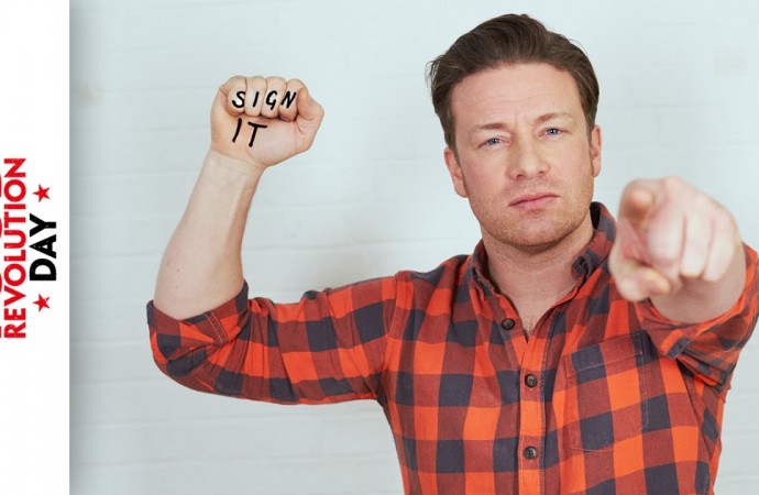 Jamie Oliver te necesita para luchar por la educación alimentaria #FoodRevolutionDay