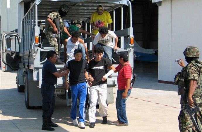 Interceptan a 45 indocumentados centroamericanos en el noreste de México