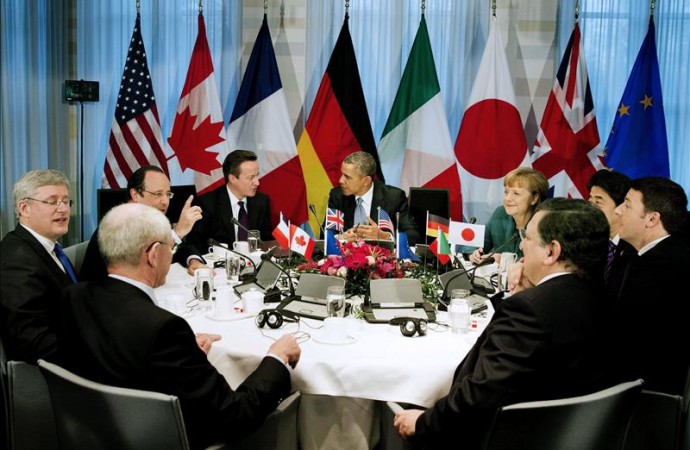 Obama pedirá en G7 mantener sanciones a Rusia y revisará campaña contra el EI