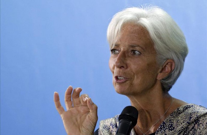 Lagarde subraya que riesgos globales han crecido con las dudas sobre China