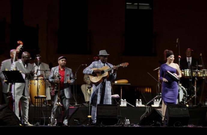 La banda cubana Buena Vista Social Club actuó en la Casa Blanca