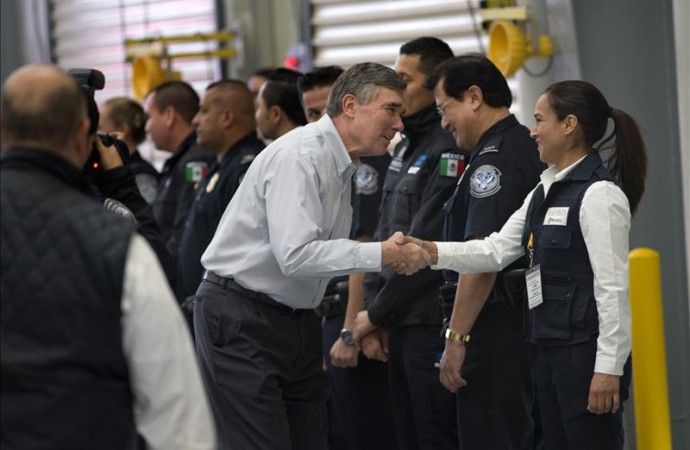 Autoridades de México y EE.UU. inauguran programa cruce conjunto en Otay Mesa