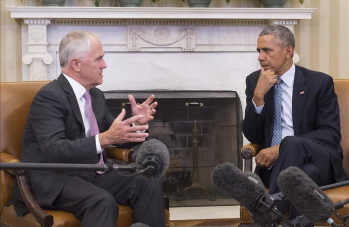 Obama destaca las contribuciones de Australia en la coalición contra el EI