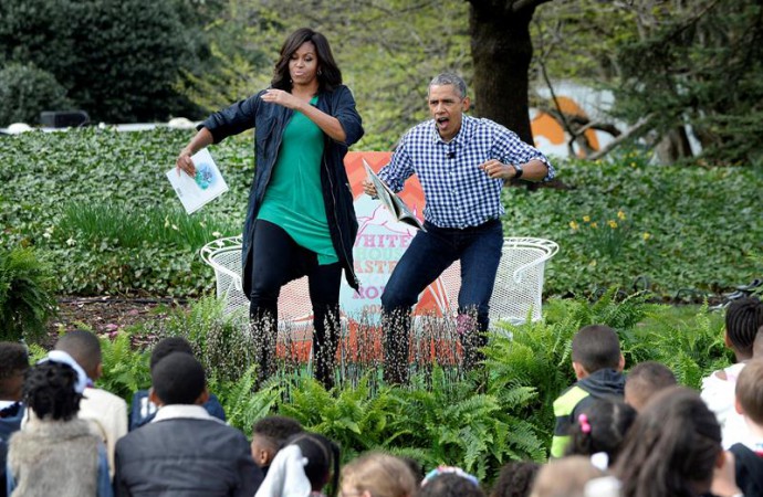 Los Obama abren la Casa Blanca a miles de niños para celebrar la Pascua