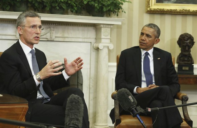 Obama y Stoltenberg defienden la vigencia de OTAN ante los ataques de Trump